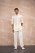 Half Moon Aari Kurta Shirt Set